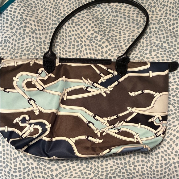 Longchamp Tote Bag - Black, Blue, White - Picture 9 of 13